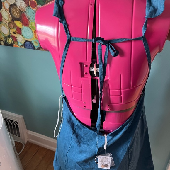 Blue Free People Dress NWT!  Large - Picture 3 of 5